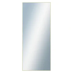 DANTIK - Zarámované zrkadlo - rozmer s rámom cca 50x120 cm z lišty Hliník zlatá lesklá - P01-001 (7001001)