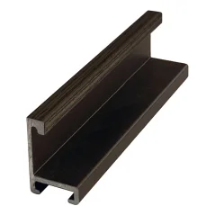 DANTIK - Zarámované zrkadlo - rozmer s rámom cca 50x70 cm z lišty Hliník wenge tmavá - P273-516 (7273516)