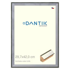 DANTIK obrázok, puzzle, fotorámik 29,7x42 | INCLINATA farba biela (Plexi Clear)