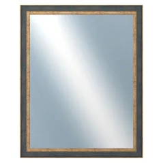 DANTIK - Zarámované zrkadlo - rozmer s rámom cca 80x100 cm z lišty ZVRATNÁ modrozlatá plast (3068) DANTIK - Zarámované zrkadlo - rozmer s rámom cca 80x100 cm z lišty ZVRATNÁ modrozlatá plast (3068)