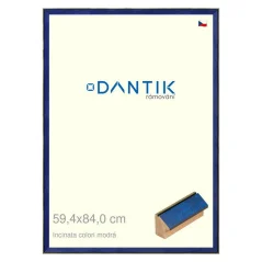 DANTIK obraz, puzzle, fotorámik 59,4x84 | INCLINATA colori blue (Plexi Clear)