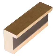 Rámová lišta DANTIK - 3080 - KASSETTE zlatá patinovaná
