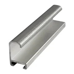DANTIK - Zarámované zrkadlo - rozmer s rámom cca 50x140 cm z lišty Hliník strieborná drás - P269-218 (7269218)