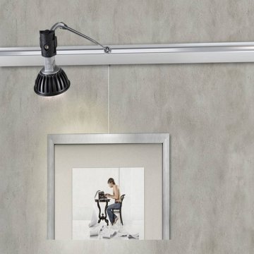 Combi Rail (s osvetlením, nosnosť 50 kg/m) - Rozměr s rámem - 0,1x100