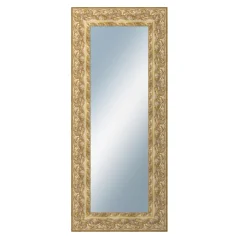DANTIK - Zrkadlo v ráme - rozmery s rámom cca 60x140 cm z lišty WING decorative gold (2890)