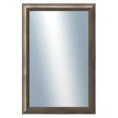 DANTIK - Zarámované zrkadlo - rozmer s rámom cca 40x60 cm z lišty Ferrosa grafit (3141)