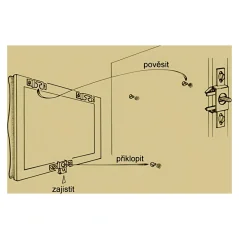 Zámek na obrazy (Spring-LOCK) Sada