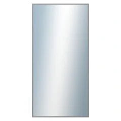 DANTIK - Zarámované zrkadlo - rozmer s rámom cca 60x120 cm z lišty Hliník platina - P269-019 (7269019)