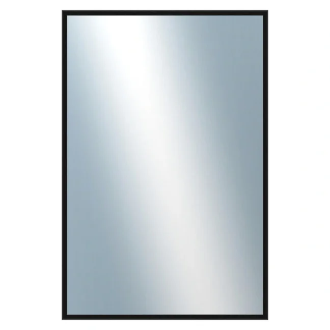 DANTIK - Zarámované zrcadlo - rozměr s rámem cca 40x60 cm z lišty Hliník černá lesklá - P269-016 (7269016)