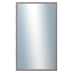 DANTIK - Zarámované zrkadlo - rozmer s rámom cca 60x100 cm z lišty KASSETTE tmavosivá (3056)
