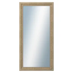 DANTIK - Zrkadlo v ráme - rozmery s rámom cca 50x100 cm z lišty WING malá zlatá patina (2774)