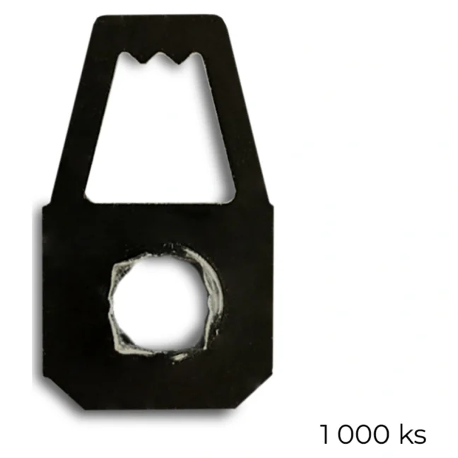 Háčik na obraz - malý čierny (1000 ks)