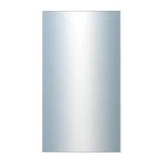 DANTIK - Zarámované zrkadlo - rozmer s rámom cca 50x90 cm z lišty Hliník biela - P273-027 (7273027)