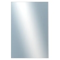 DANTIK - Zarámované zrkadlo - rozmer s rámom cca 40x60 cm z lišty Hliník biela - P03-027 (7003027)