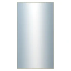 DANTIK - Zarámované zrkadlo - rozmer s rámom cca 50x90 cm z lišty Hliník javor - P273-511 (7273511)