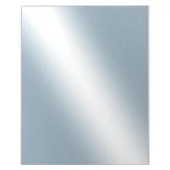 DANTIK - Zarámované zrkadlo - rozmer s rámom cca 80x100 cm z lišty Hliník strieborná - P03-004 (7003004)