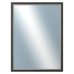 DANTIK - Zarámované zrcadlo - rozměr s rámem cca 60x80 cm z lišty TAIGA černá (3108)