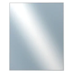 DANTIK - Zrkadlo v ráme - rozmery s rámom cca 80x100 cm z hliníkovej lišty strieborný lesk - P269-003 (7269003)
