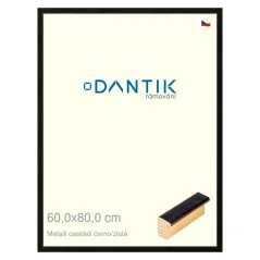 DANTIK obraz, puzzle, fotorámik 60x80 | Metalli oidati black and gold (Plexi Clear)