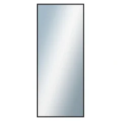 DANTIK - Zrkadlo v ráme - rozmery s rámom cca 50x120 cm z hliníka čierny lesklý - P269-016 (7269016)