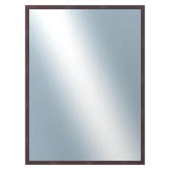 DANTIK - Zarámované zrkadlo - rozmer s rámom cca 60x80 cm z lišty FC hnedá vysoká (2184)