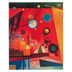 Reprodukcia Kandinsky Wassily - Schweres Rot - 40x50