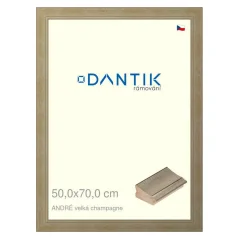 DANTIK obraz, puzzle, fotorámik 50x70 | ANDRÉ big champagne (Plexi Clear)