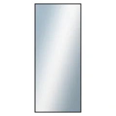 DANTIK - Zrkadlo v ráme - rozmery s rámom cca 60x140 cm z hliníka čierny lesklý - P269-016 (7269016)