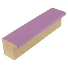 Rámová lišta DANTIK - 2565 - PASTELKA svetlo fialová rovná