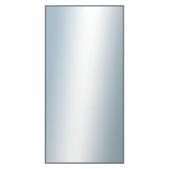 DANTIK - Zarámované zrkadlo - rozmer s rámom cca 60x120 cm z lišty Hliník platina - P02-019 (7002019)
