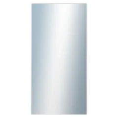 DANTIK - Zarámované zrkadlo - rozmer s rámom cca 60x120 cm z lišty Hliník strieborná - P03-004 (7003004)