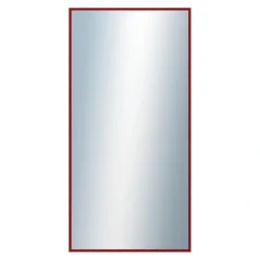 DANTIK - Zarámované zrkadlo - rozmer s rámom cca 50x100 cm z lišty Hliník vínová - P269-209 (7269209)