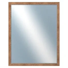 DANTIK - Zrkadlo v ráme - rozmery s rámom cca 40x50 cm z medi TOMAS (2937)