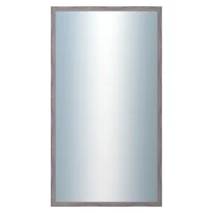 DANTIK - Zarámované zrkadlo - rozmer s rámom cca 50x90 cm z lišty KASSETTE tmavosivá (3056)