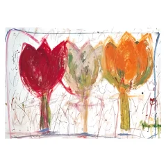 Reprodukcia Meyer-Petersen Ursula - 3 Tulips - 70x50 Reprodukcia Meyer-Petersen Ursula - 3 Tulips - 70x50