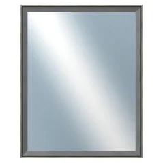 DANTIK - Zarámované zrkadlo - rozmer s rámom cca 40x50 cm z lišty Inclinata colori sivá (3133)