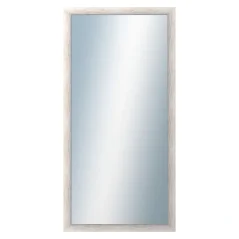 DANTIK - Zarámované zrkadlo - rozmer s rámom cca 60x120 cm z lišty PAINT biela veľká (2960)