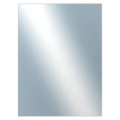 DANTIK - Zarámované zrkadlo - rozmer s rámom cca 60x80 cm z lišty Hliník biela - P03-027 (7003027)