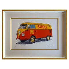 Zarámovaný obraz VW TI Shell