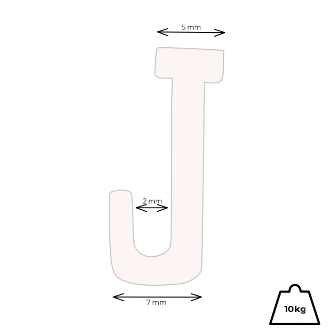 Závesný systém na obrazy Sliding Hook white