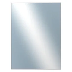 DANTIK - Zarámované zrkadlo - rozmer s rámom cca 60x80 cm z lišty Hliník strieborná - P269-004 (7269004)