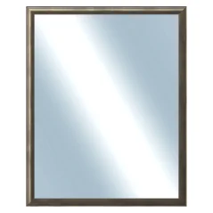 DANTIK - Zarámované zrkadlo - rozmer s rámom cca 80x100 cm z lišty Ferrosa grafit (3141)