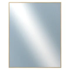 DANTIK - Zarámované zrkadlo - rozmer s rámom cca 40x50 cm z lišty Hliník dub - P273-514 (7273514)