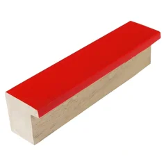 Rámová lišta DANTIK - 2562 - PASTELKA červená rovná