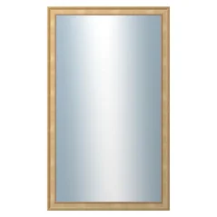 DANTIK - Zarámované zrkadlo - rozmer s rámom cca 60x100 cm z lišty TOOTH malá zlatá (3161)