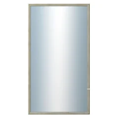 DANTIK - Zarámované zrkadlo - rozmer s rámom cca 50x90 cm z lišty Y-ka oranžová linka (3128)