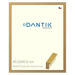 DANTIK obraz, puzzle, fotorámik 40x50 | KASSETTE prírodný lakovaný (sklo číre)