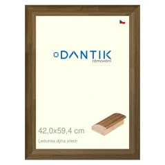 DANTIK obraz, puzzle, fotorámik 42x59,4 | LEDVINKA dyha orech (Plexi Clear)