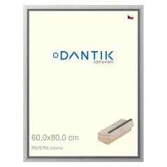 DANTIK obraz, puzzle, fotorámik 60x80 | RIVIERA zelená (Plexi Clear)