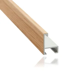 DANTIK rám na obrazy, puzzle, fotografie 59,4x84 | ALU profil 6030 Dubová dýha matný lak (Plexi Clear)